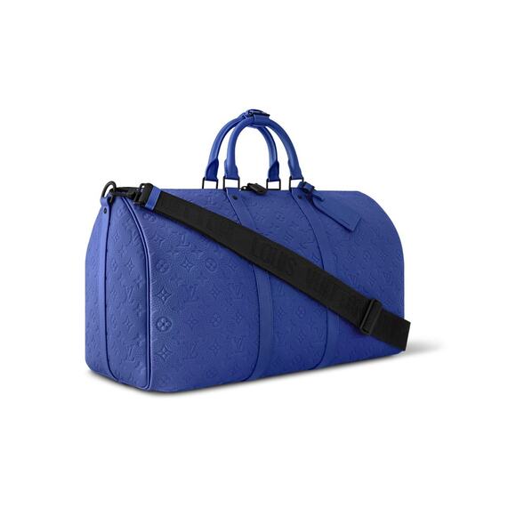 Louis Vuitton Blue Name Tag w/Poignet Strap Large 1 Set - Dark Blue 🇫🇷 - Picture 3 of 10